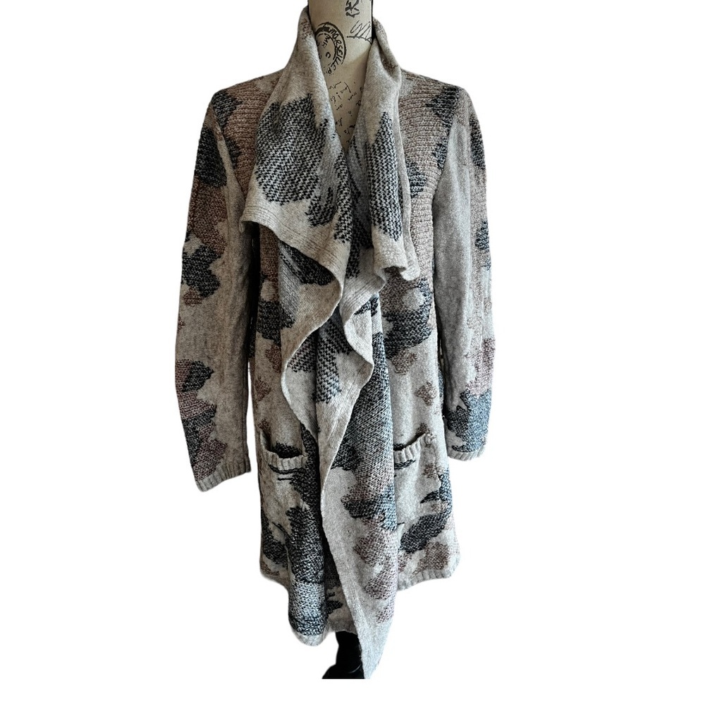 NIC + ZOE neutral long cardigan size XL